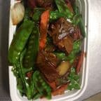 Best 515. BBQ Pork with Pea Pod in Lombard, IL